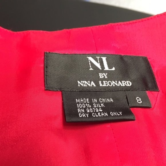 Red Cocktail Dress - Picture 3 of 4